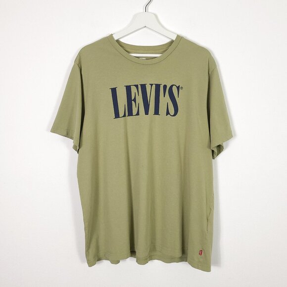 Levi's Green Crew Neck T Shirt - Picture 1 of 6